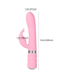 Rabbitvibrator „Lively“ mit stufenloser Vibration und Rotation, Swarov