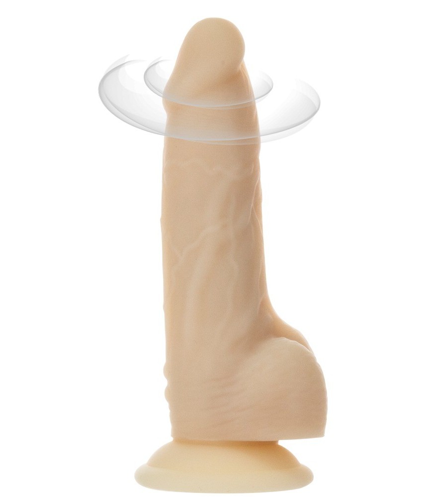 Naturvibrator „7" Rotating & Vibrating Dong“ mit Saugfuß