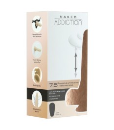 Naturvibrator „7,5" Rotating & Thrusting Vibrating Dong“ mit Saugfuß