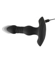 „RC Analplug mit Stoßfunktion“ mit 10 Vibrationsmodi und 3 Stoßgeschwi