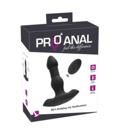 „RC Analplug mit Stoßfunktion“ mit 10 Vibrationsmodi und 3 Stoßgeschwi