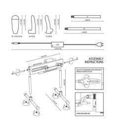 Sexmaschine „Double-sided Fucking Machine“, beidseitig/gleichzeitig nu
