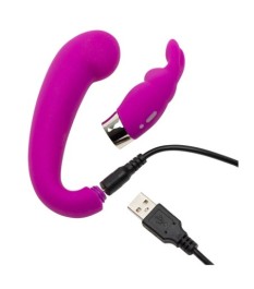 Rabbitvibrator „mini g-spot curve vibe“ mit 15 Vibrationsmodi, wasserd