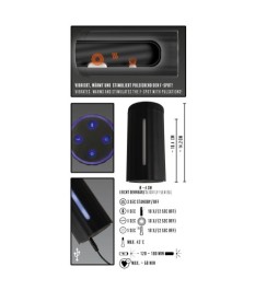 „Blow Job Masturbator with 3 Functions“ mit Vibration, Klopf- und Wärm