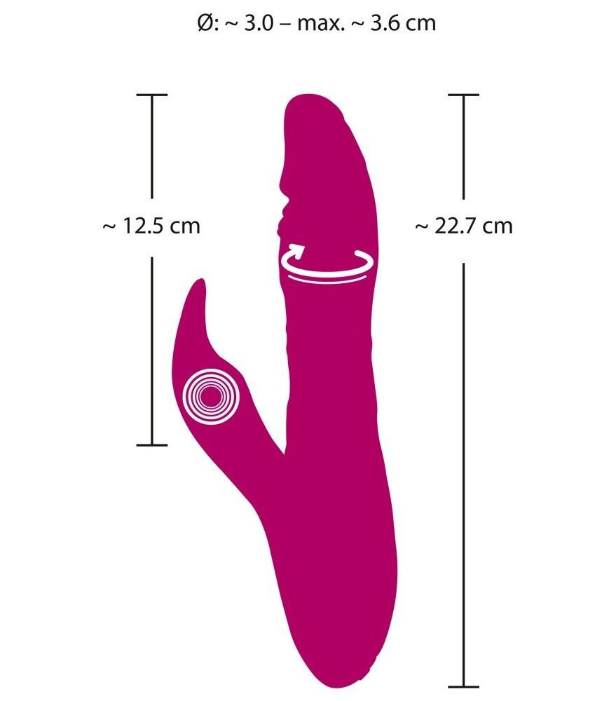 „Blow Job Masturbator with 3 Functions“ mit Vibration