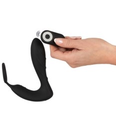 Analvibrator „RC Prostata Plug mit Penisring“
