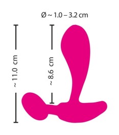 „RC C- & G-Spot Vibrator“ mit Fernbedienung, 10 Vibrationsmodi