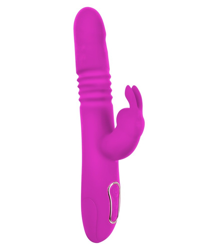 Rabbitvibrator „Thrusting Pearl“ mit Stoßfunktion und Rotation