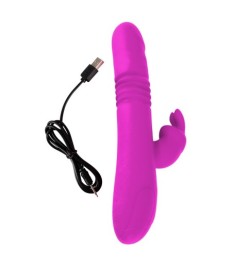 Rabbitvibrator „Thrusting Pearl“ mit Stoßfunktion und Rotation