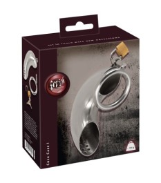 Peniskäfig „Chastity Cage Long“ aus Edelstahl, 193 g schwer