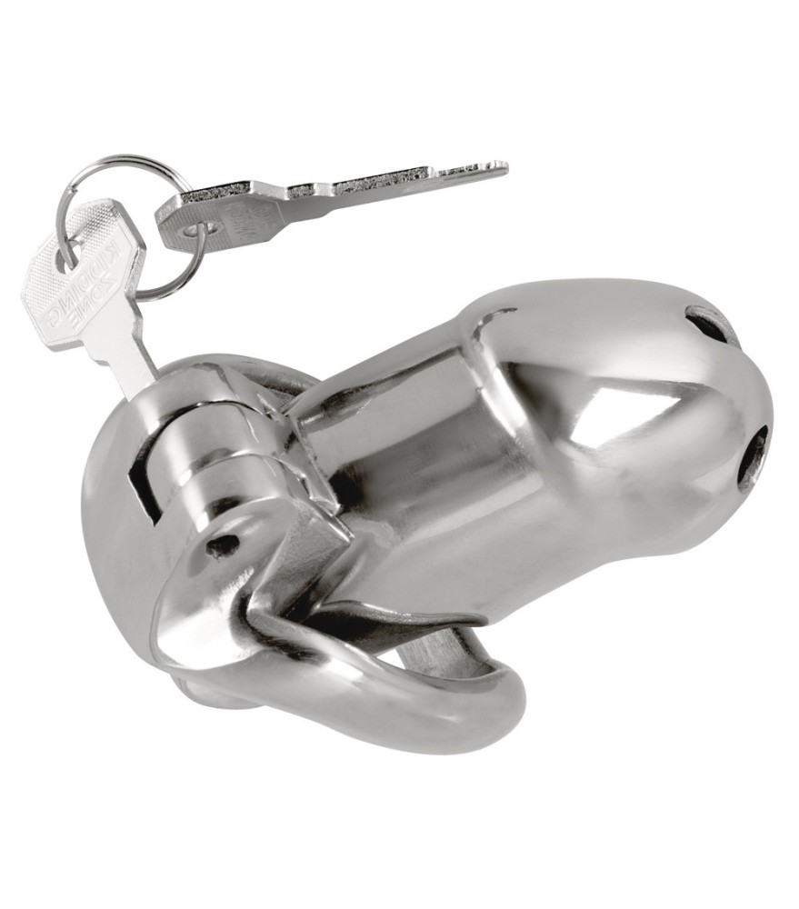 Peniskäfig „Chastity Cage Short“ aus Edelstahl