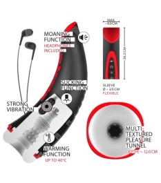 "Masturbator 03" mit Vibration, Saug- und Wärmefunktion