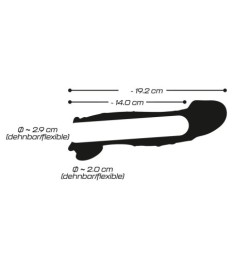 Penishülle „Penis Sleeve with extension + ball ring“ mit Hodenring
