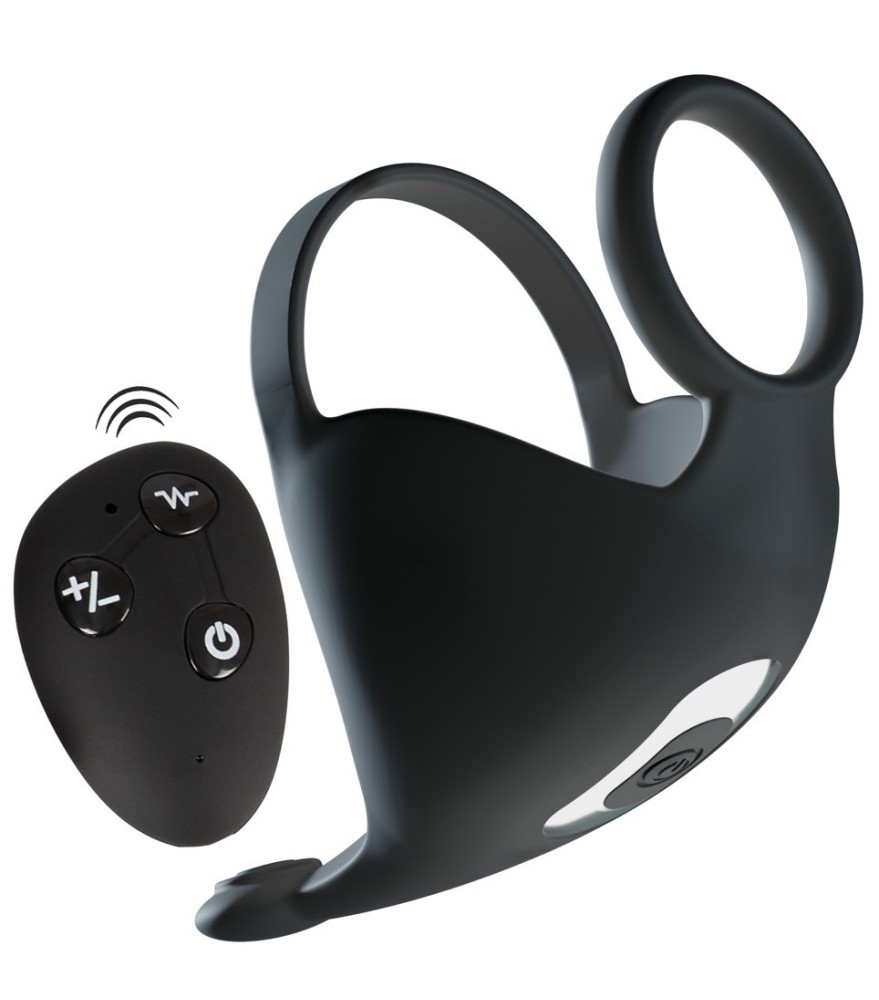 Penis-/Hodenring „Cock ring with RC ball massager“ mit Hodenvibrator