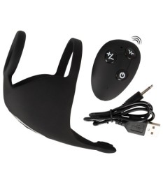 Penis-/Hodenring „Cock ring with RC ball massager“ mit Hodenvibrator