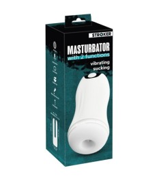 „Masturbator with 2 functions" mit Vibration und Saugfunktion