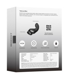 Penis-/Hodenring „Benedict“ mit Perineumvibrator