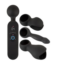 Massagestab „wand vibrator with 3 Attachments“ mit 3 Aufsätzen