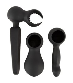 Massagestab „wand vibrator with 3 Attachments“ mit 3 Aufsätzen