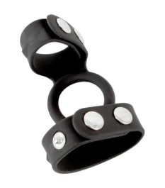 „Silikon Penis-Hodengurt“ mit Penisring