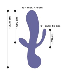 Rabbitvibrator „AWAQ.U Vibrator 1“ mit Analstimulator