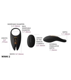 Vibro-Penisring „Winni 2“ mit Fernbedienung