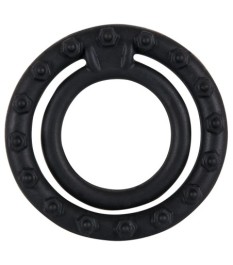 Penisring „Steely Cockring“ mit Hodenring, Silikon