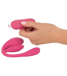 Vibro-Ei „RC Double Pleasure Love Ball“ mit Klitorisvibrator