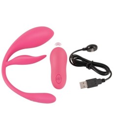 Vibro-Ei „RC Double Pleasure Love Ball“ mit Klitorisvibrator