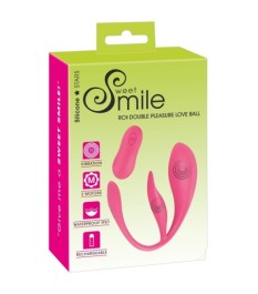 Vibro-Ei „RC Double Pleasure Love Ball“ mit Klitorisvibrator