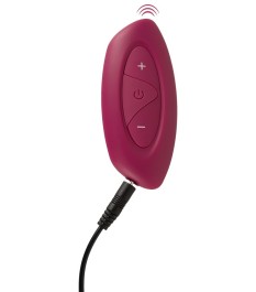 Doppel-Vibrobullet „RC Shaking & Vibrating Love Egg Duo“ verbunden mit