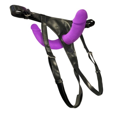 „Super Soft Double Strap-On“ mit herausnehmbarem Doppeldildo