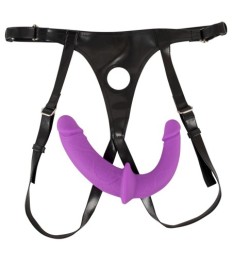 „Super Soft Double Strap-On“ mit herausnehmbarem Doppeldildo
