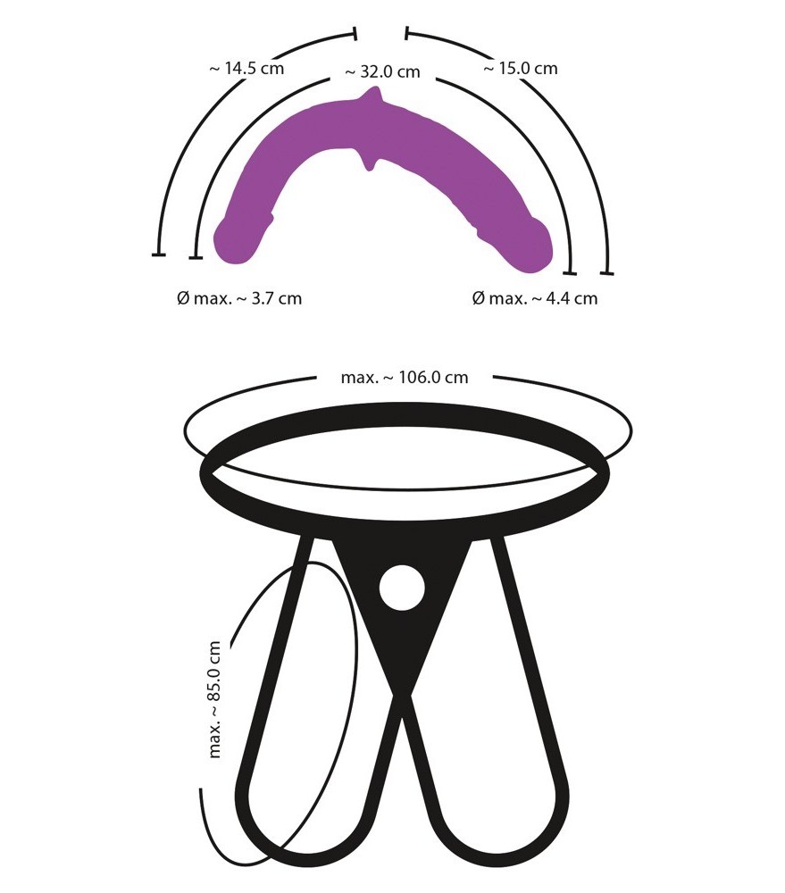 Doppel-Vibrobullet „RC Shaking & Vibrating Love Egg Duo“ verbunden mit 31-cm-Silikonband