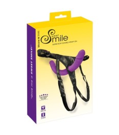 „Super Soft Double Strap-On“ mit herausnehmbarem Doppeldildo