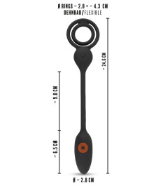 „Super Soft Double Strap-On“ mit herausnehmbarem Doppeldildo