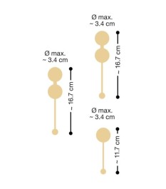 3-er „Liebeskugel-Training-Set“ 64 g, 90 g, 105 g