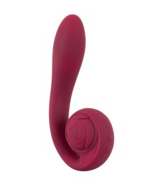 „Bendable Spot-on Vibrator“ mit biegbarer Rose für die Klitoris