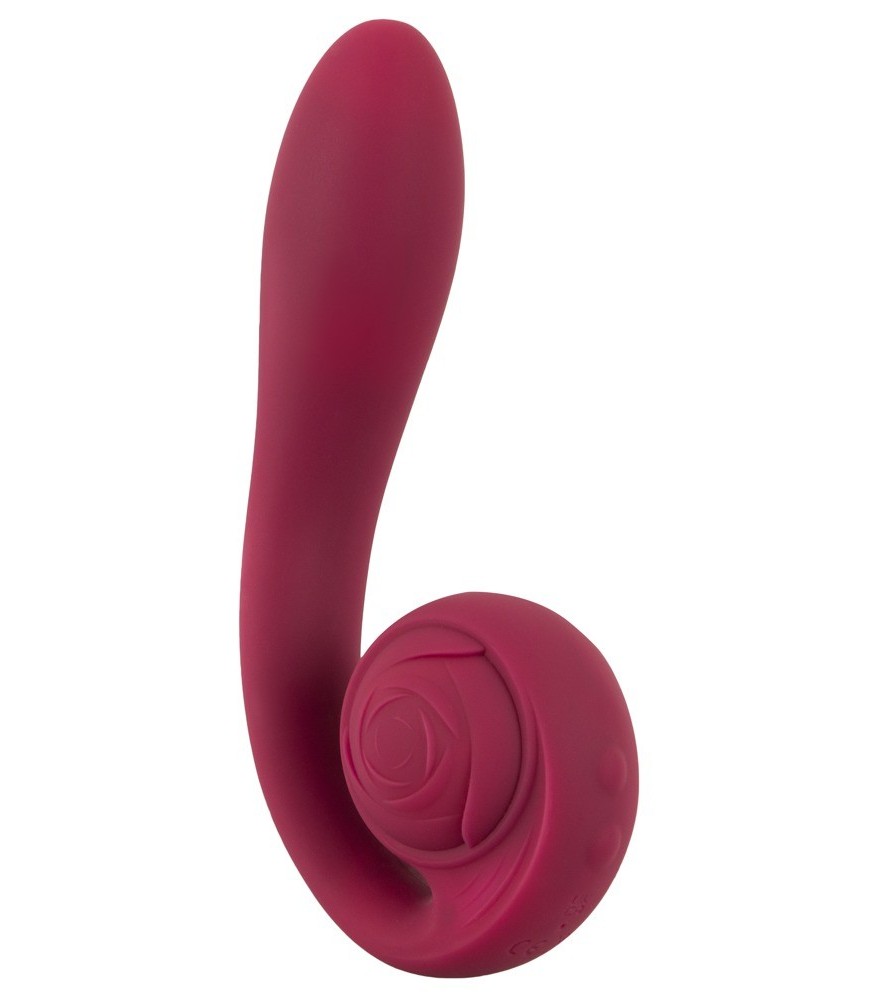 „Bendable Spot-on Vibrator“ mit biegbarer Rose für die Klitoris