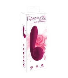 „Bendable Spot-on Vibrator“ mit biegbarer Rose für die Klitoris