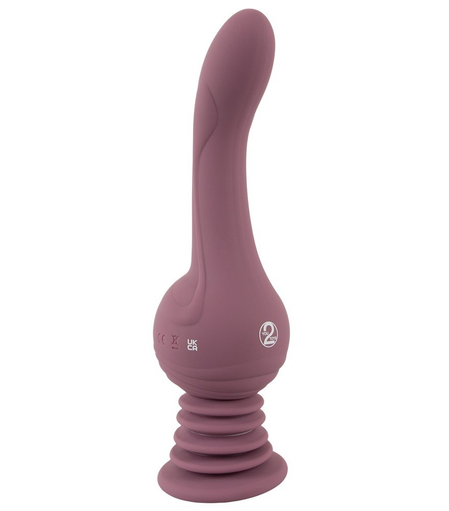 Vibrator „Turbo Shaker G-Spot Lover“ mit federndem Saugfuß