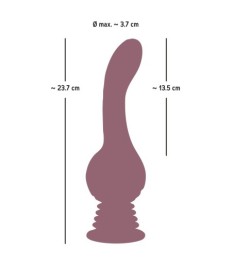 Vibrator „Turbo Shaker G-Spot Lover“ mit federndem Saugfuß