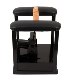 Sexmaschine „Sit-On-Climaxer“ mit Dildo und Komfort-Sitzgestell