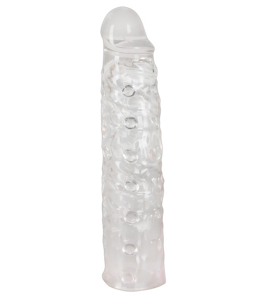 Penishülle mit Noppen und Adern