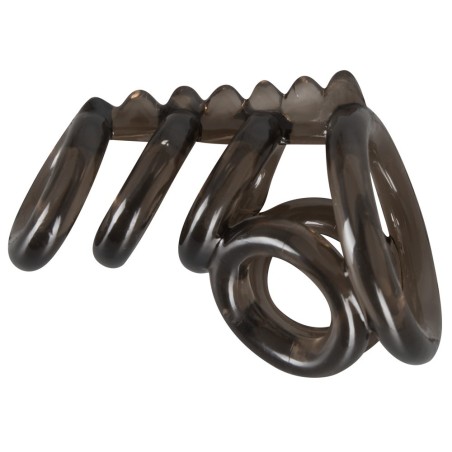 Penisring „Cockring“ mit Hodenring und gezacktem Verbindungssteg