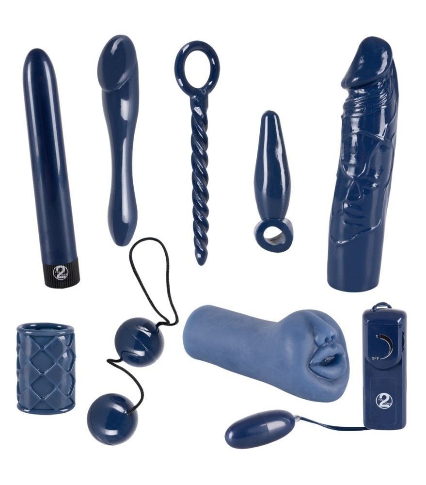 9-teiliges Sextoyset „Midnight Blue Set“