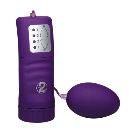 Vibroei „Velvet Purple Pill“ mit Fernbedienung und 4 Vibrationsstufen