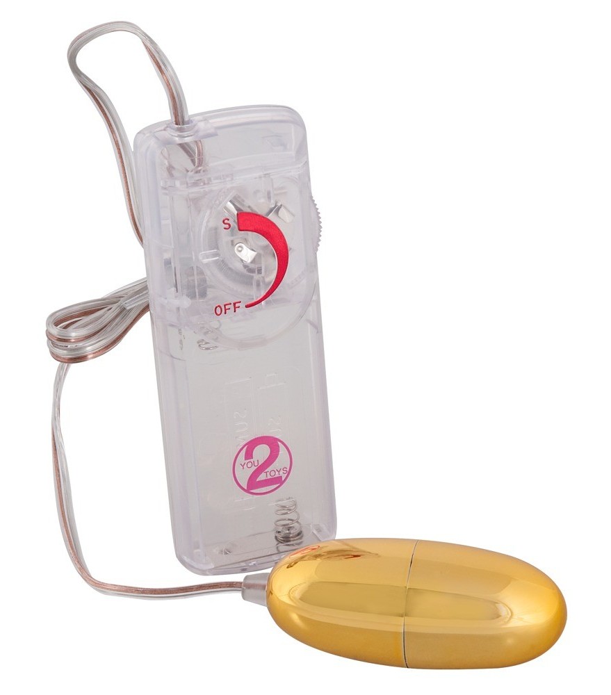 Vibroei „Golden Star“ mit Fernbedienung