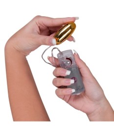 Vibroei „Golden Star“ mit Fernbedienung