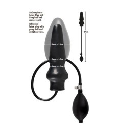 Analplug „Latex-Plug“ zum Aufpumpen